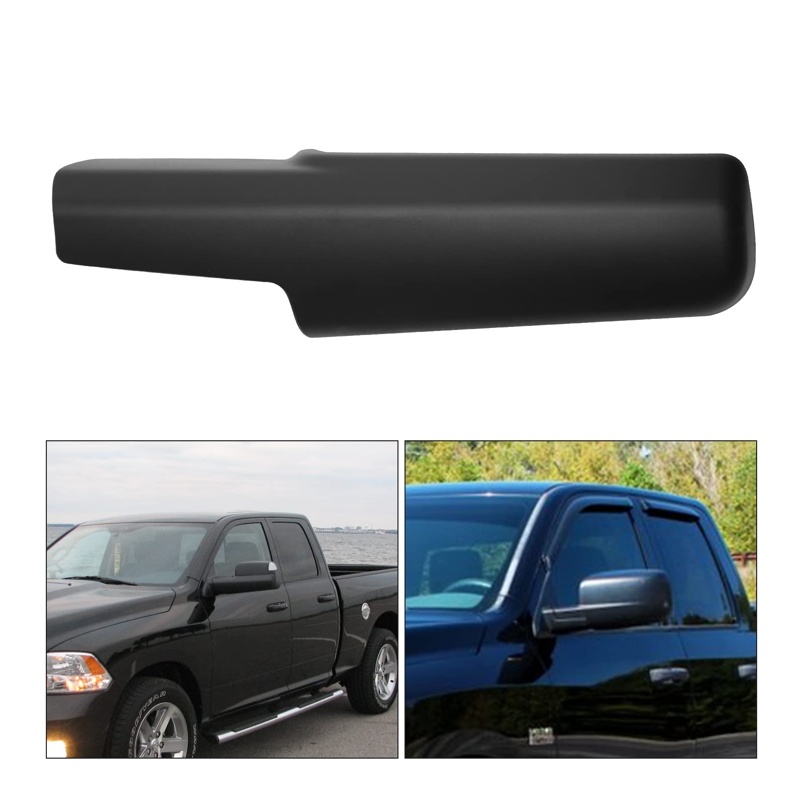 Close-up of Aynaxcol arm cover showing durable plastic designed for Ram 2014-2018.