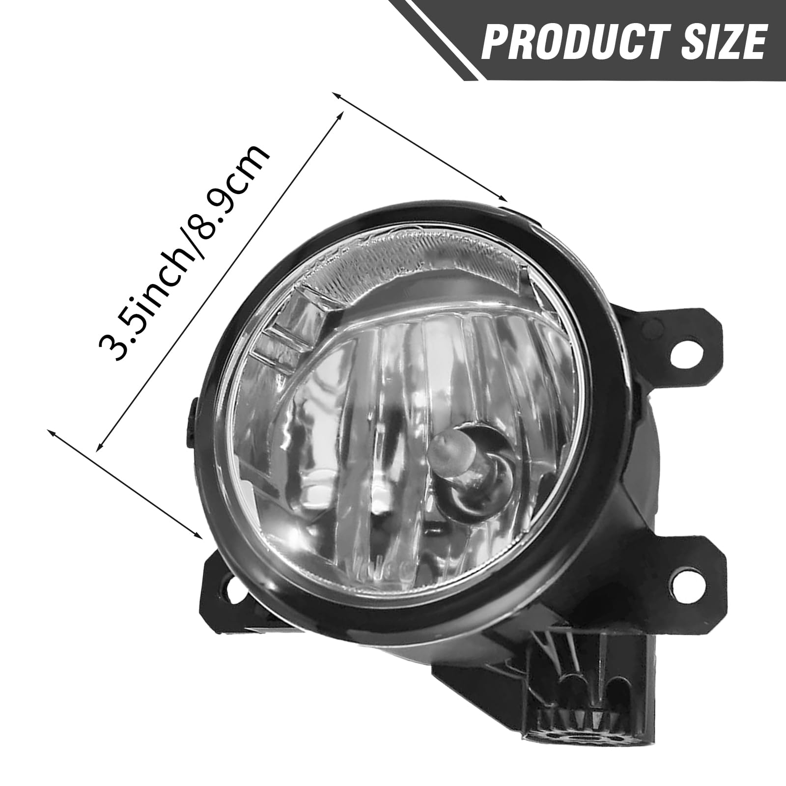 Aynaxcol fog lights with H11 clear bulbs suit Acura RDX for safer night highways