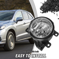 Aynaxcol fog lamps with H11 clear bulbs fit Acura TL for confident night commutes