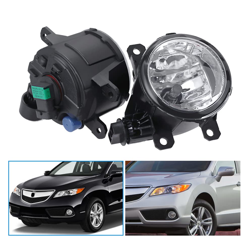 Aynaxcol fog lights H11 clear bulbs for Honda CR-V improve fog visibility