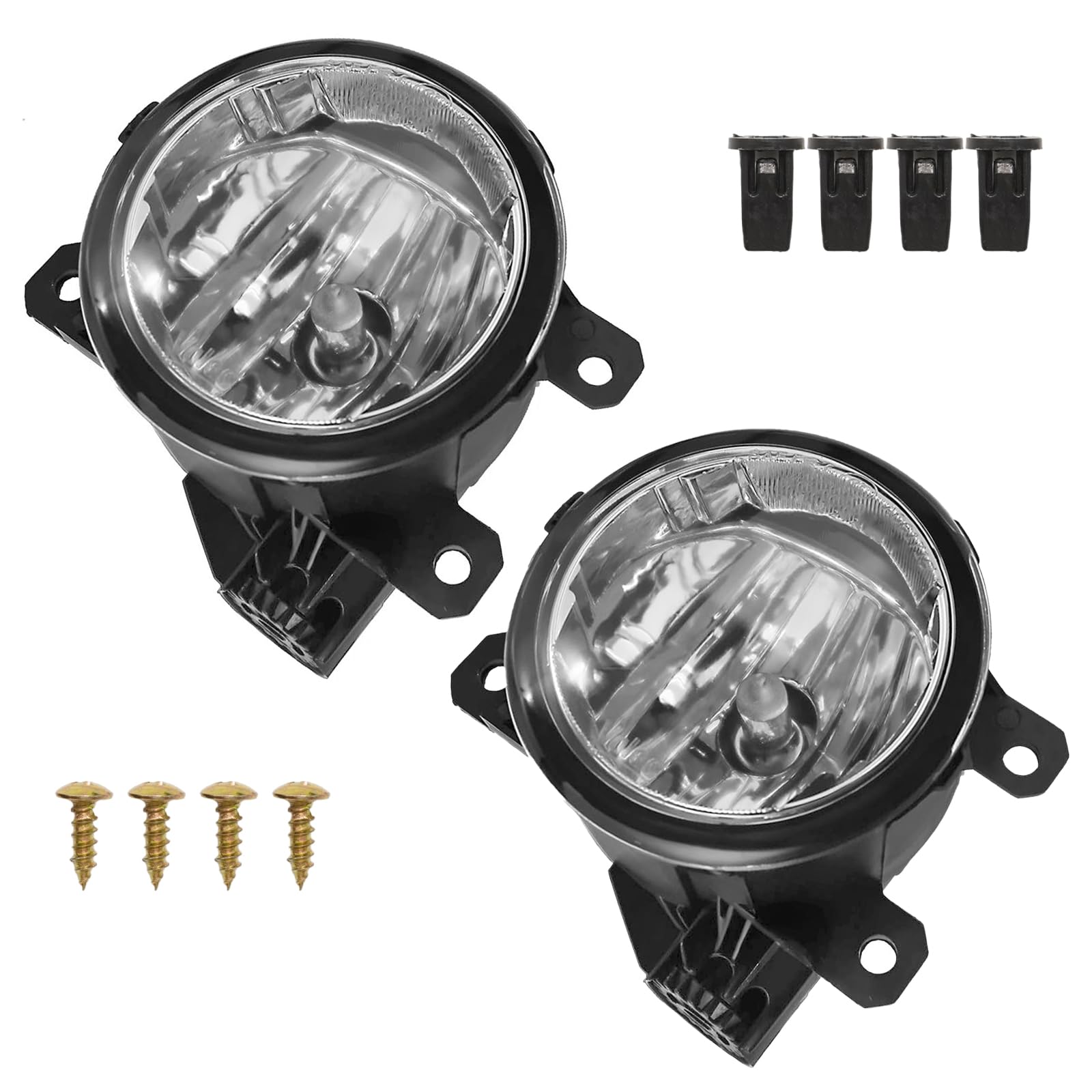Aynaxcol fog lamps feature a sealed bezel design for durability