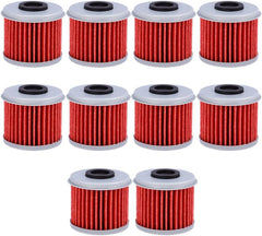 Aynaxcol KN116 oil filter for Honda ATV, side view, easy fitment