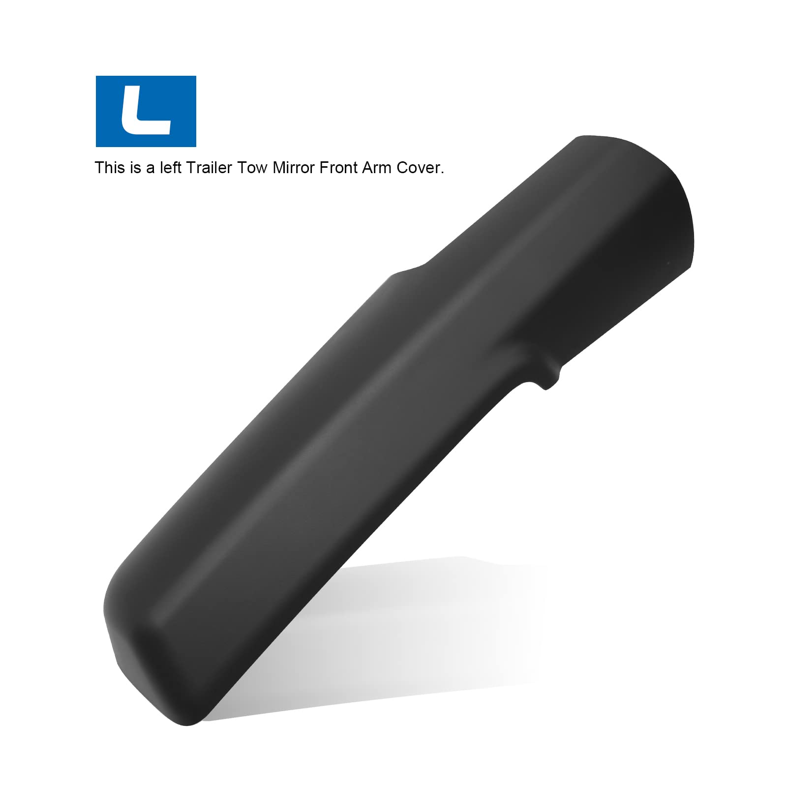 Ram 2014-2018 installation-ready Aynaxcol trailer tow mirror arm cover.