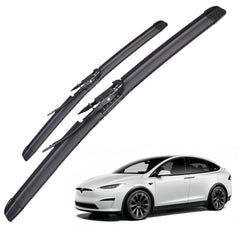AYWSTC wipers for Tesla Model X with integrated spray for clear rain clearing