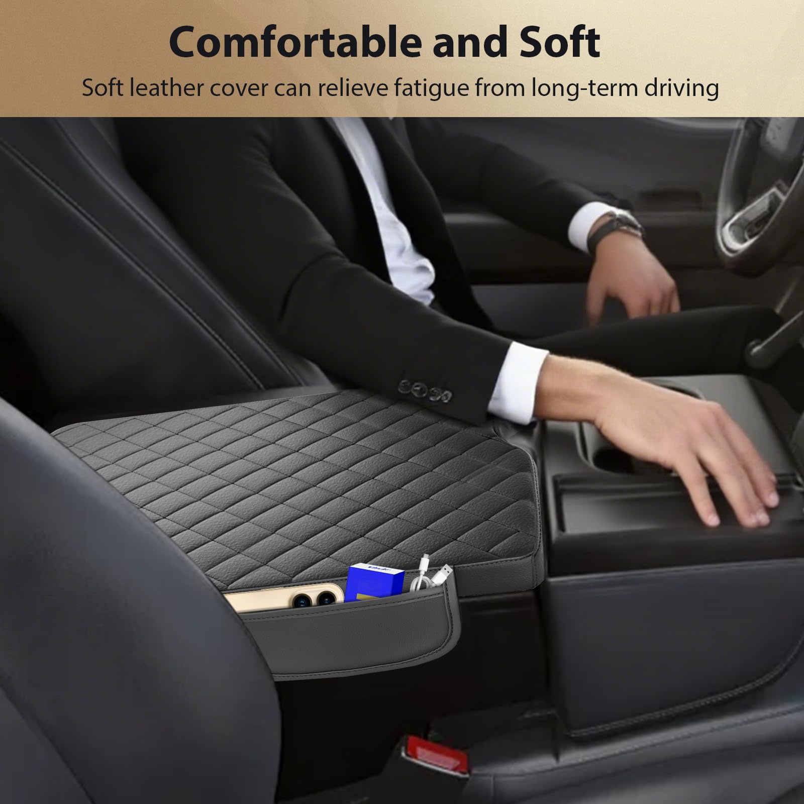 AZEAM anti-slip bands keep the cover steady on rough roads