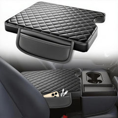 AZEAM center console cover for Ford F-150 leather protects the armrest from daily wear