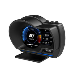 AZIJYV OBD2 gauge display front view with clear speed readout