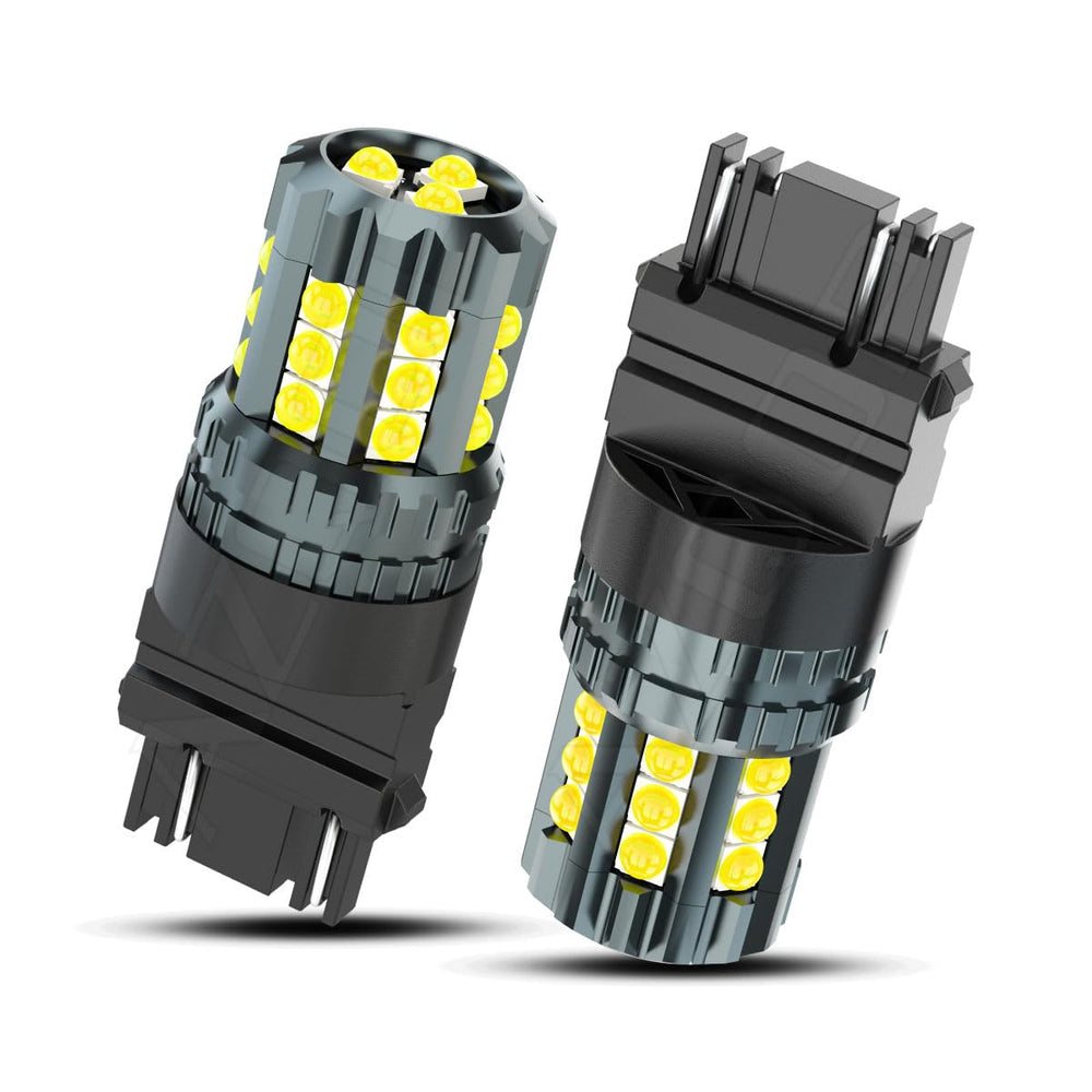 AZQOP 3157 LED reverse light bulbs in packaging for quick installation.