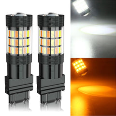 AZQOP 3157NA amber switchback front light for Ford improves signaling visibility