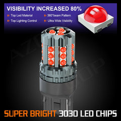 AZQOP 7443R kit provides plug-and-play replacement with no wiring changes.