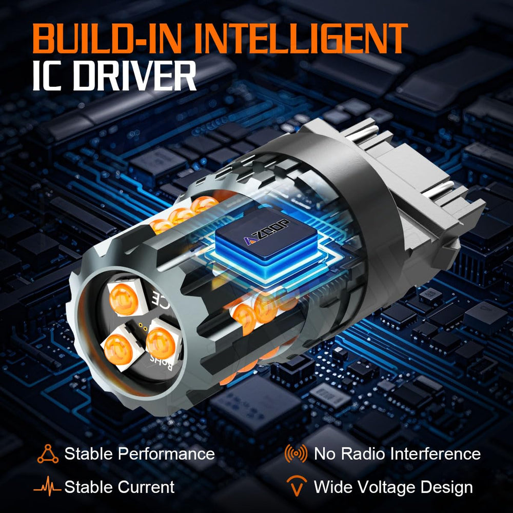 AZQOP long-life LED bulb with smart driver and efficient output