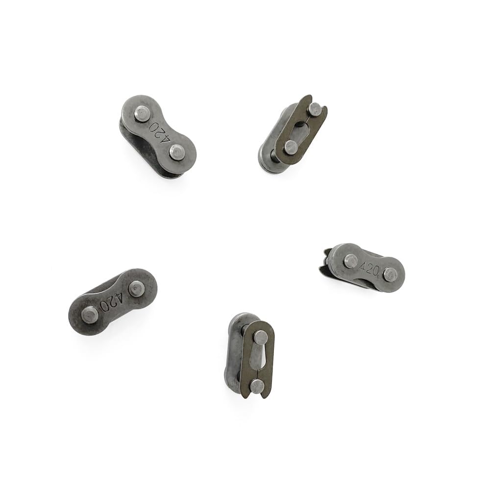 AZSSMUK 420 chain assembly diagram image aids installation and length adjustment.