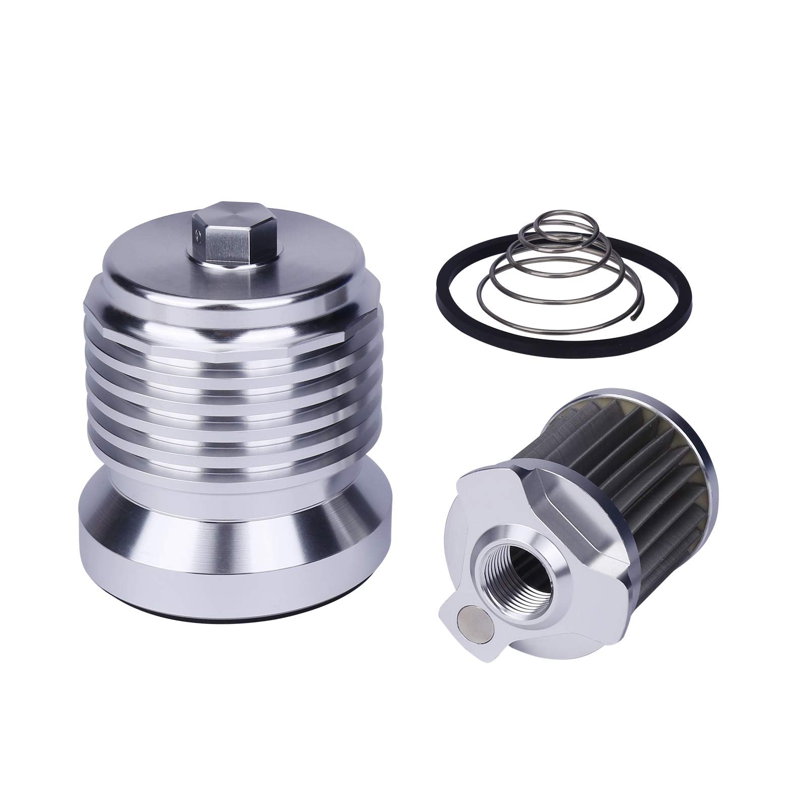 AZUMKA high-flow design increases filter area for steady oil flow.