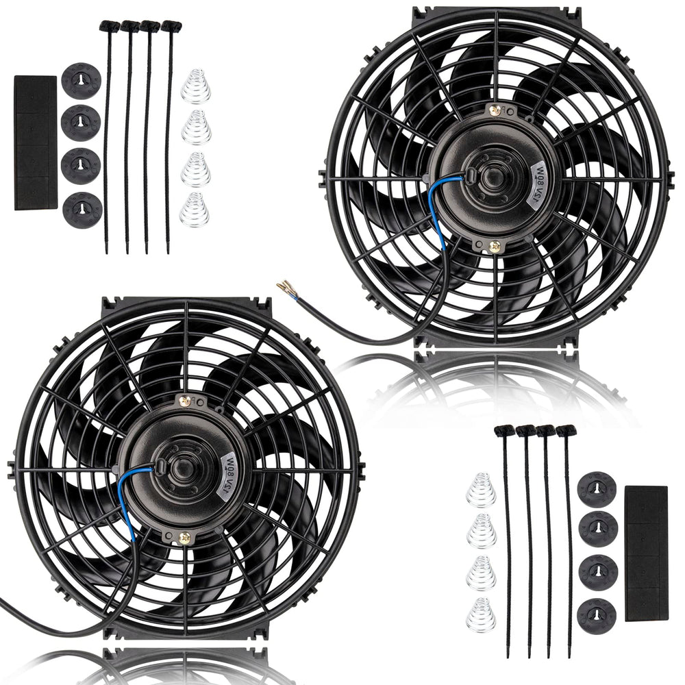 AZUNYYDS 12-inch radiator fan front view for efficient cooling