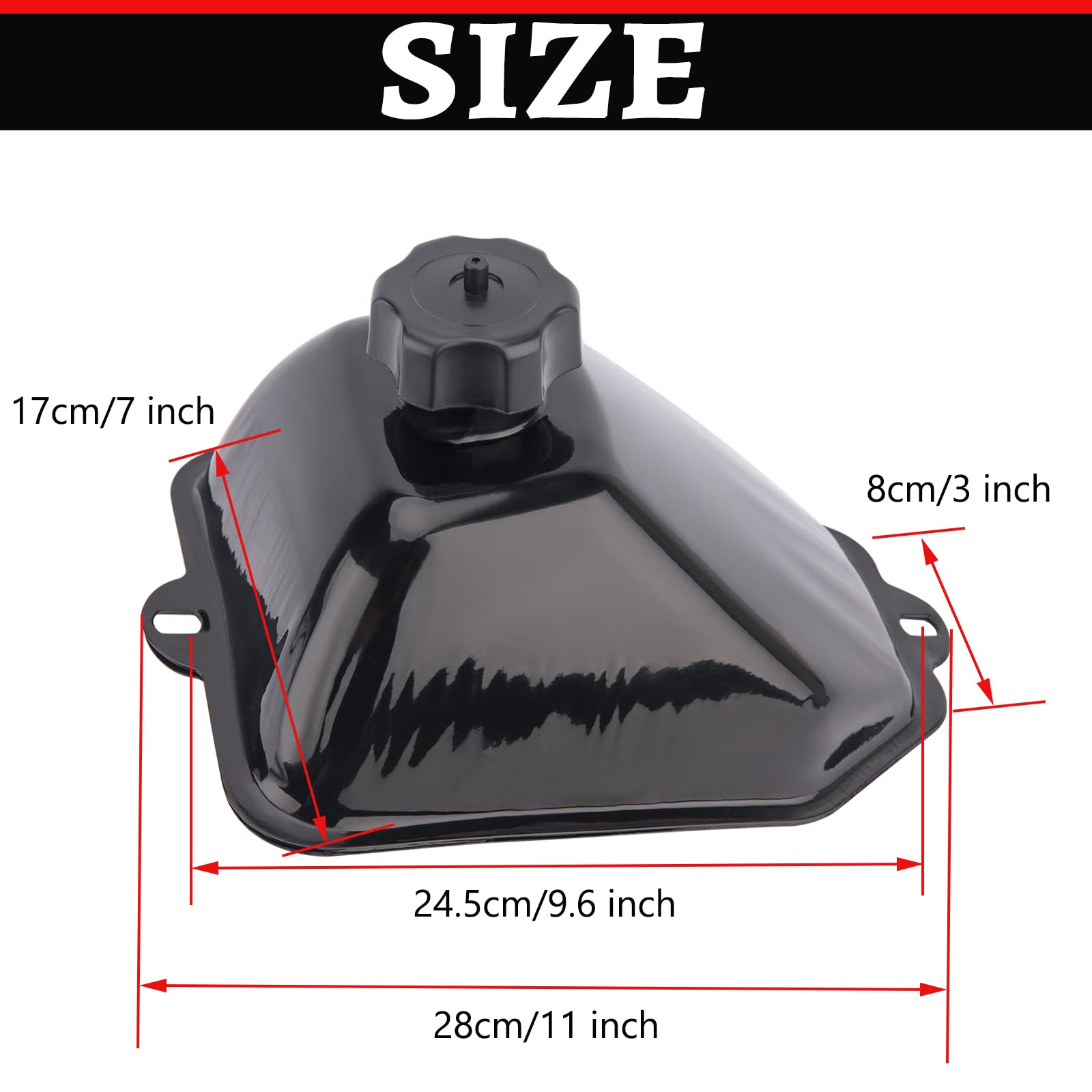 AZUNYYDS 110cc ATV installation ready image suggests quick compatibility checks
