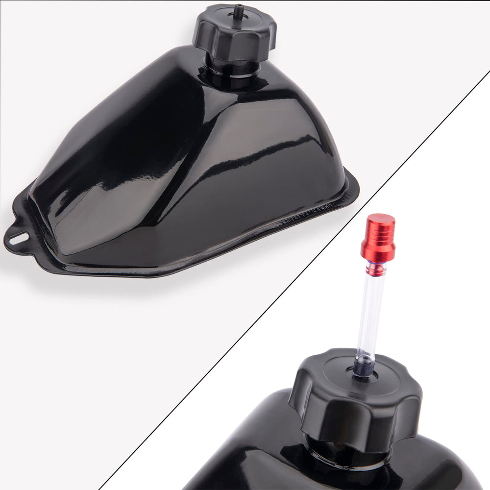 AZUNYYDS 110cc metal tank compatibility chart shows broad brand support