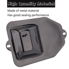 AZUNYYDS 110cc metal tank side view emphasizes compact fit for sleek ATV integration