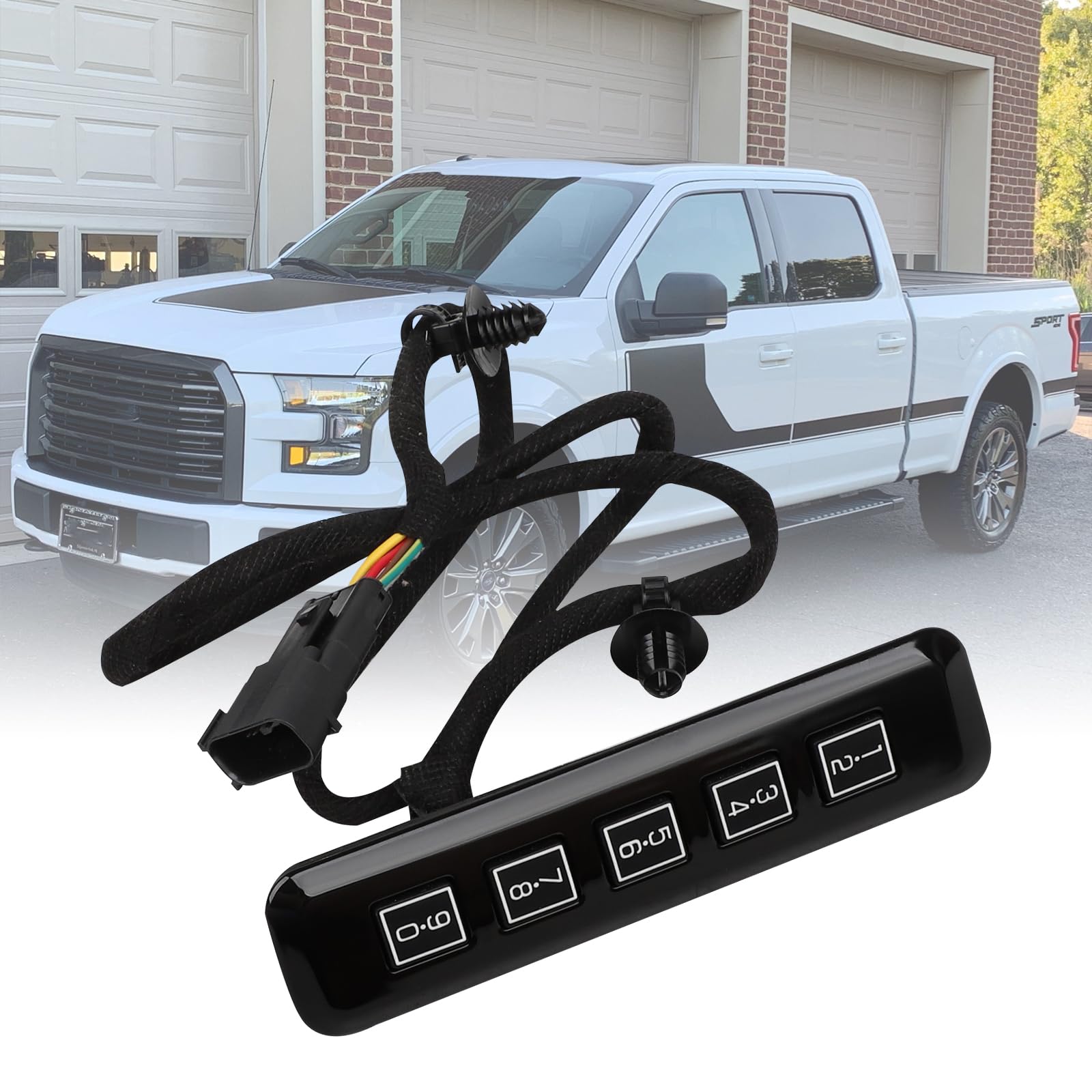 B.ZSSY 601-046 OE-compatible keypad supports 2015-2020 Ford models