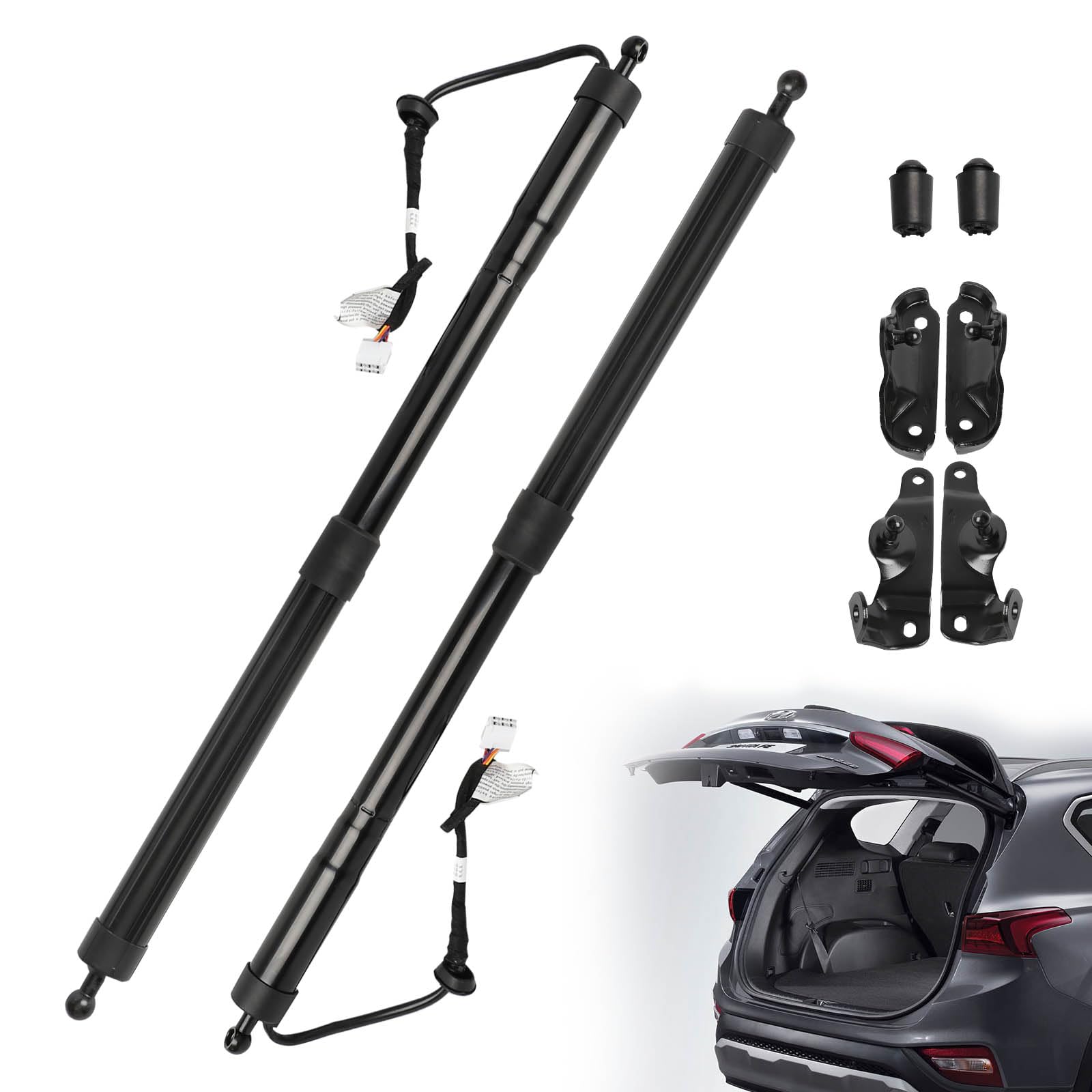 B.ZSSY Highlander tailgate left strut provides smooth lift support for easy opening