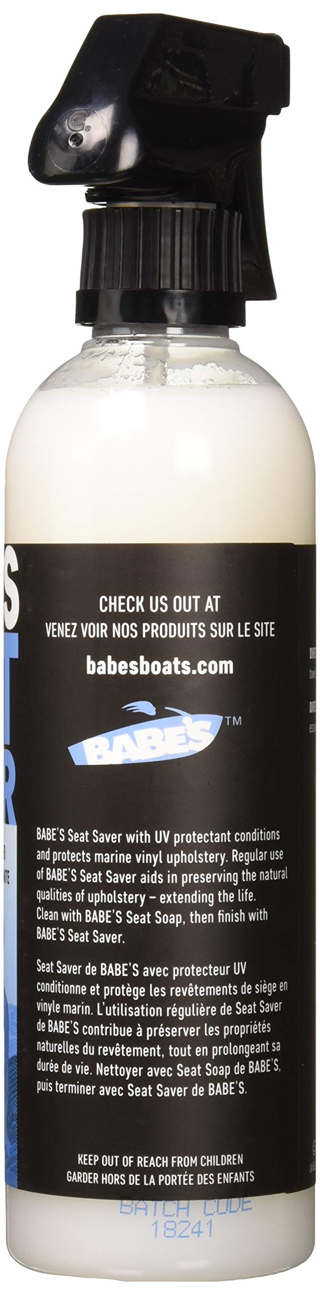 Babe's Seat Saver silicone-free formula keeps vinyl soft and natural-looking