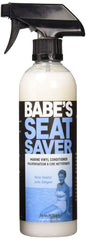 Babe's Seat Saver vinyl protectant spray protecting boat seats from sun and wear