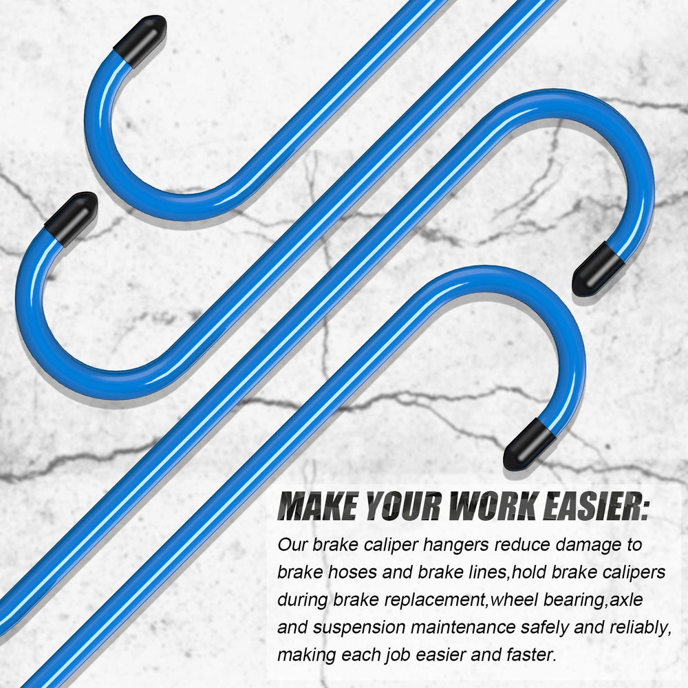 Bac-kitchen rubber-tipped hooks prevent scratches on painted suspension parts.