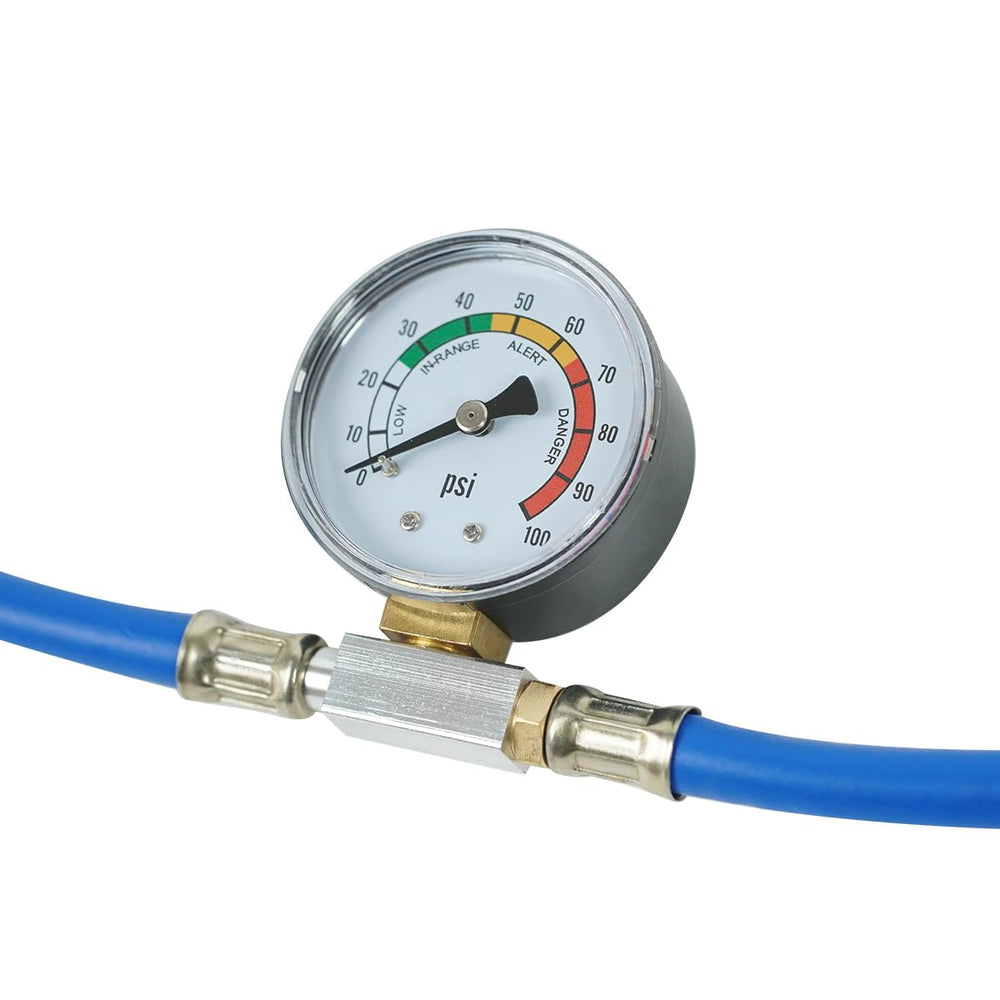 BACOENG complete hose kit laid out for convenient automotive AC service.