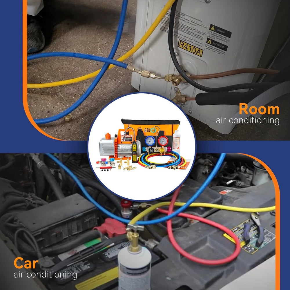 BACOENG tool bag keeps the HVAC kit organized on site