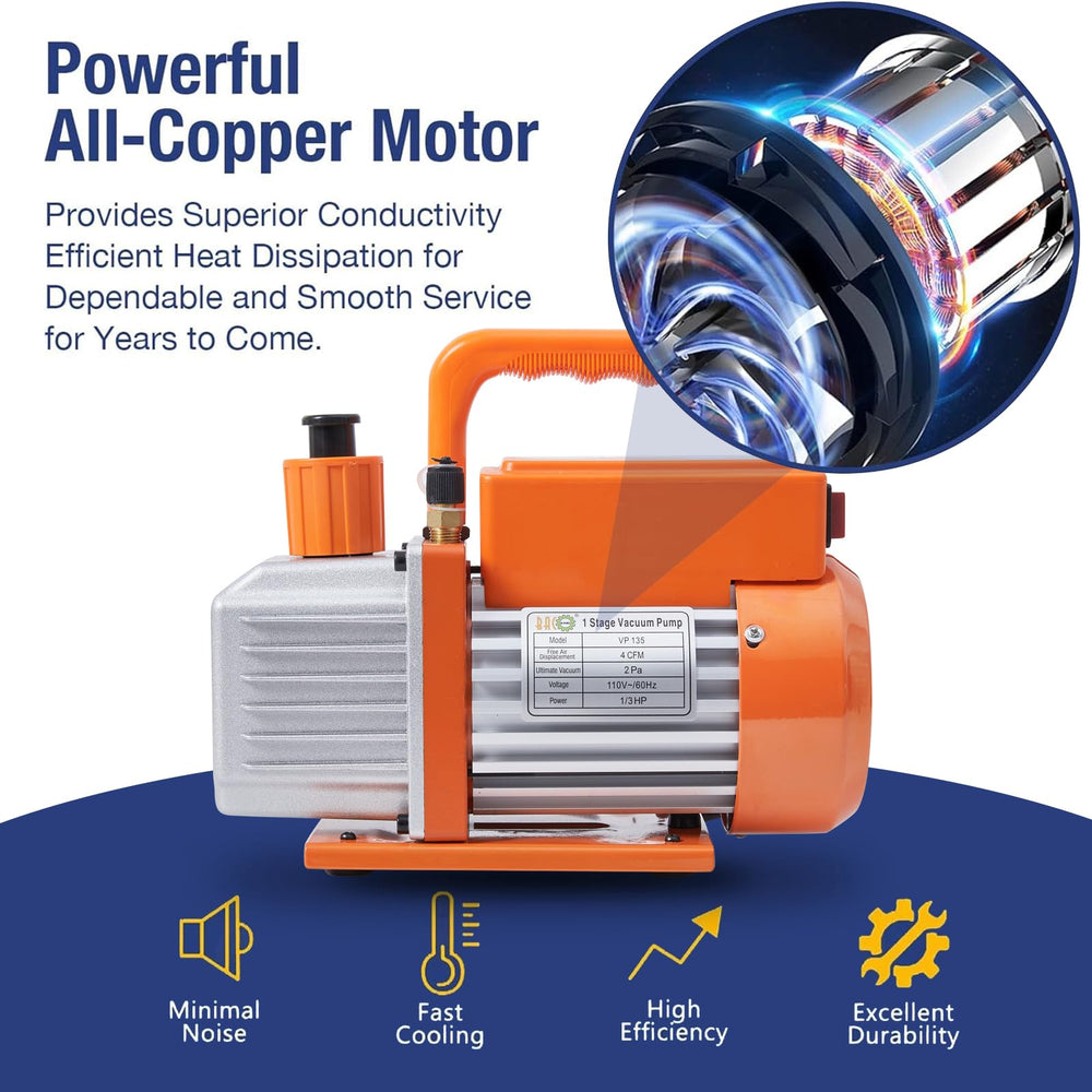 BACOENG 5 ft hoses offer flexible durable connections for HVAC work