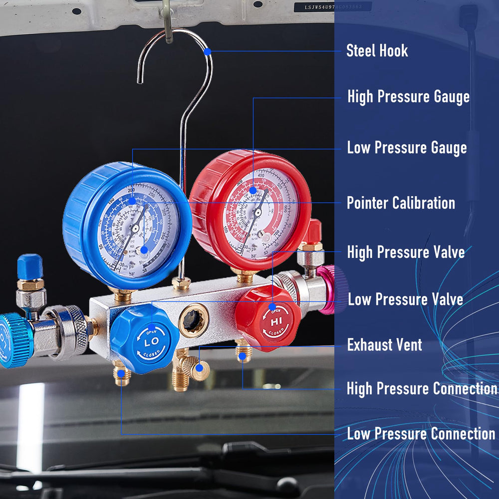BACOENG vacuum pump bottom drain valve for easy oil changes and maintenance