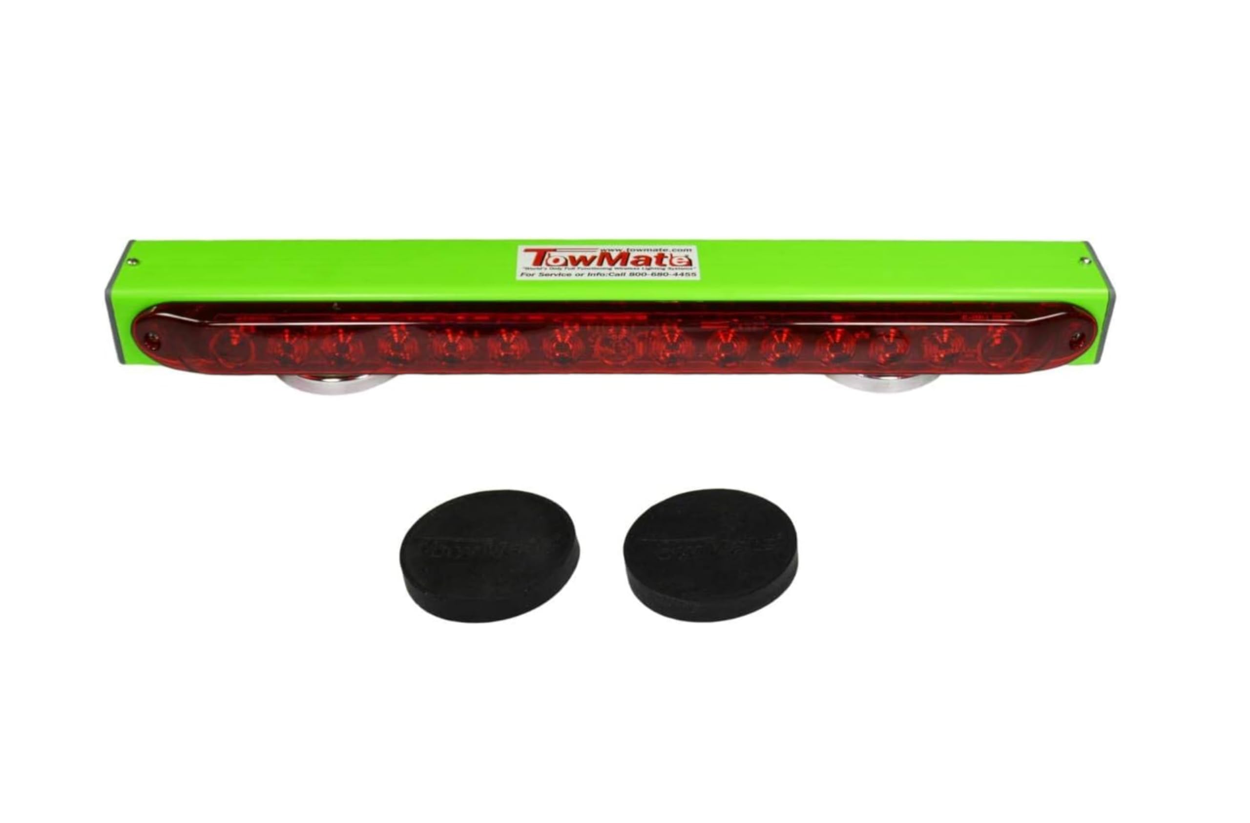 14 LEDs visible stop tail and turn signals for better road visibility.