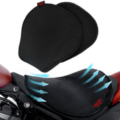 Badass Moto airflow seat cover with cool mesh for cooler rides.