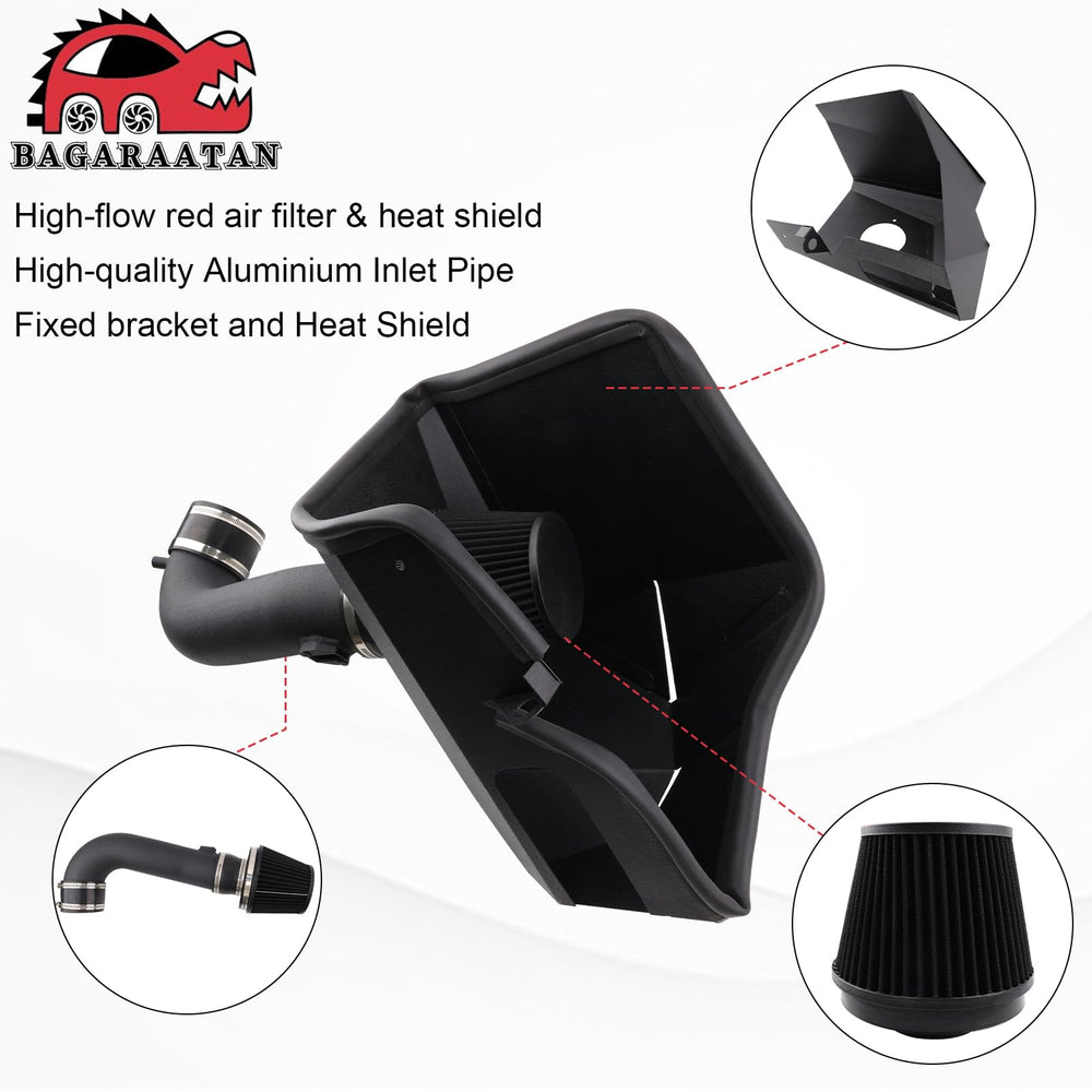 BAGARAATAN black finish on the kit for durable look