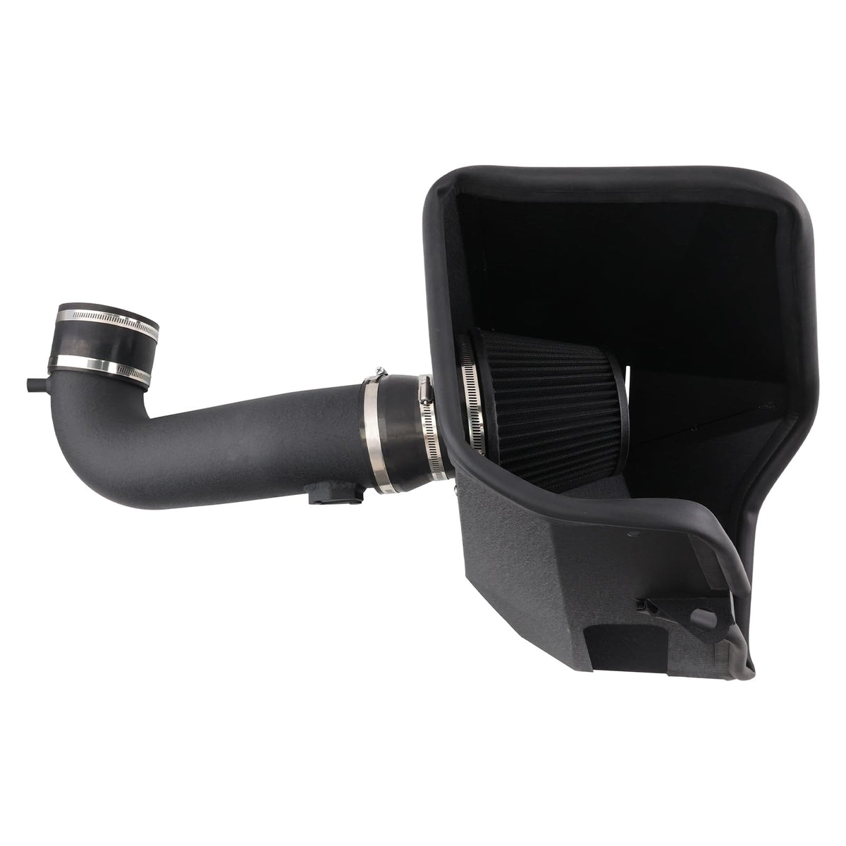 BAGARAATAN cold air intake front view enhances throttle response and engine efficiency