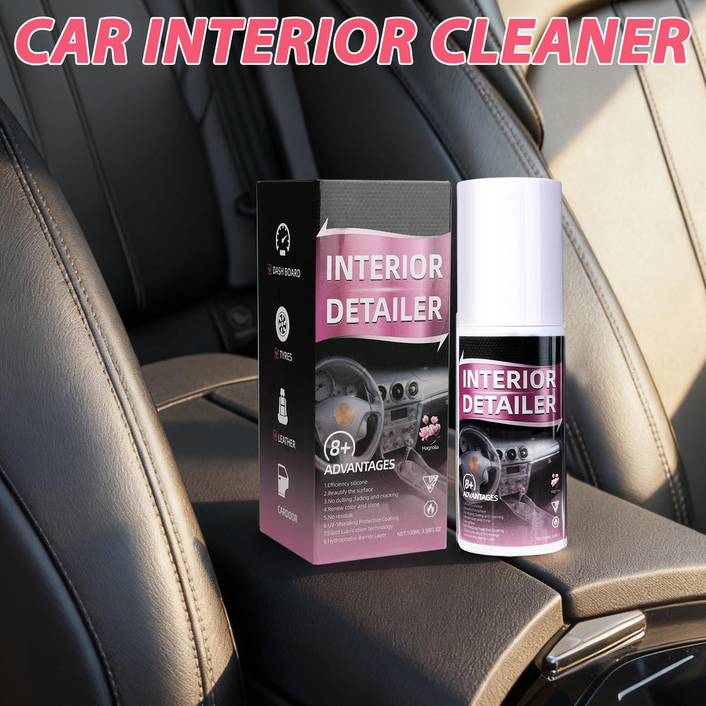 Bagistes interior cleaner 15oz bottle cleans steering wheels for a renewed grip.