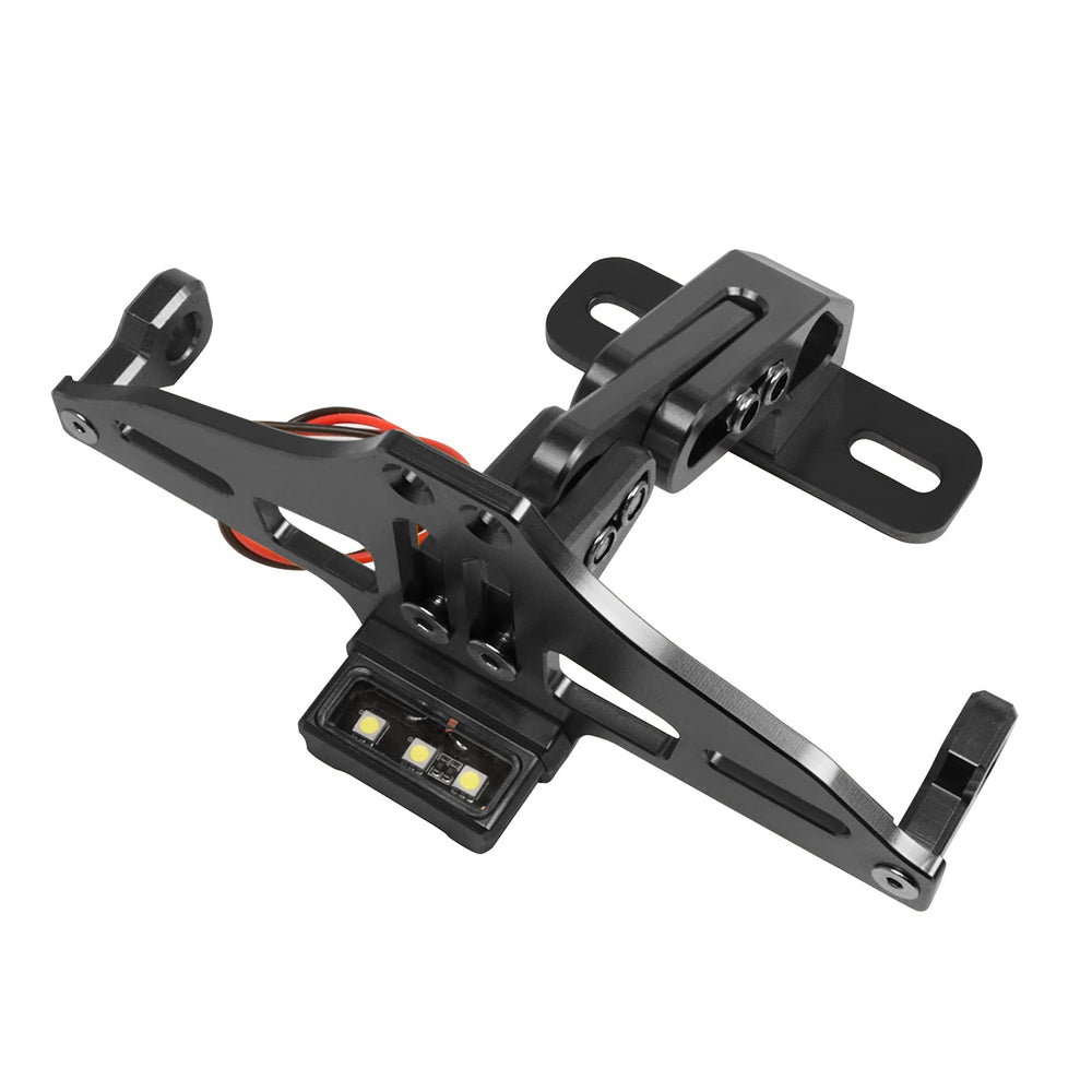 BAIONE Worldmotop fender eliminator mount for a cleaner rear profile.