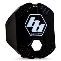 Baja Designs LP6 rock guard in black protects LP6 LEDs for day and night use.