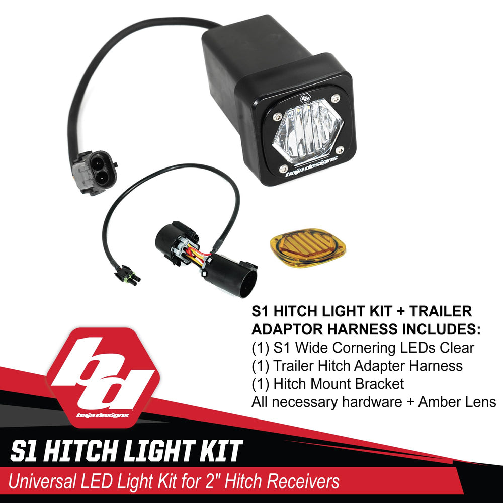 Baja Designs S1 hitch light kit toggle-switch version offers on-demand brightness.
