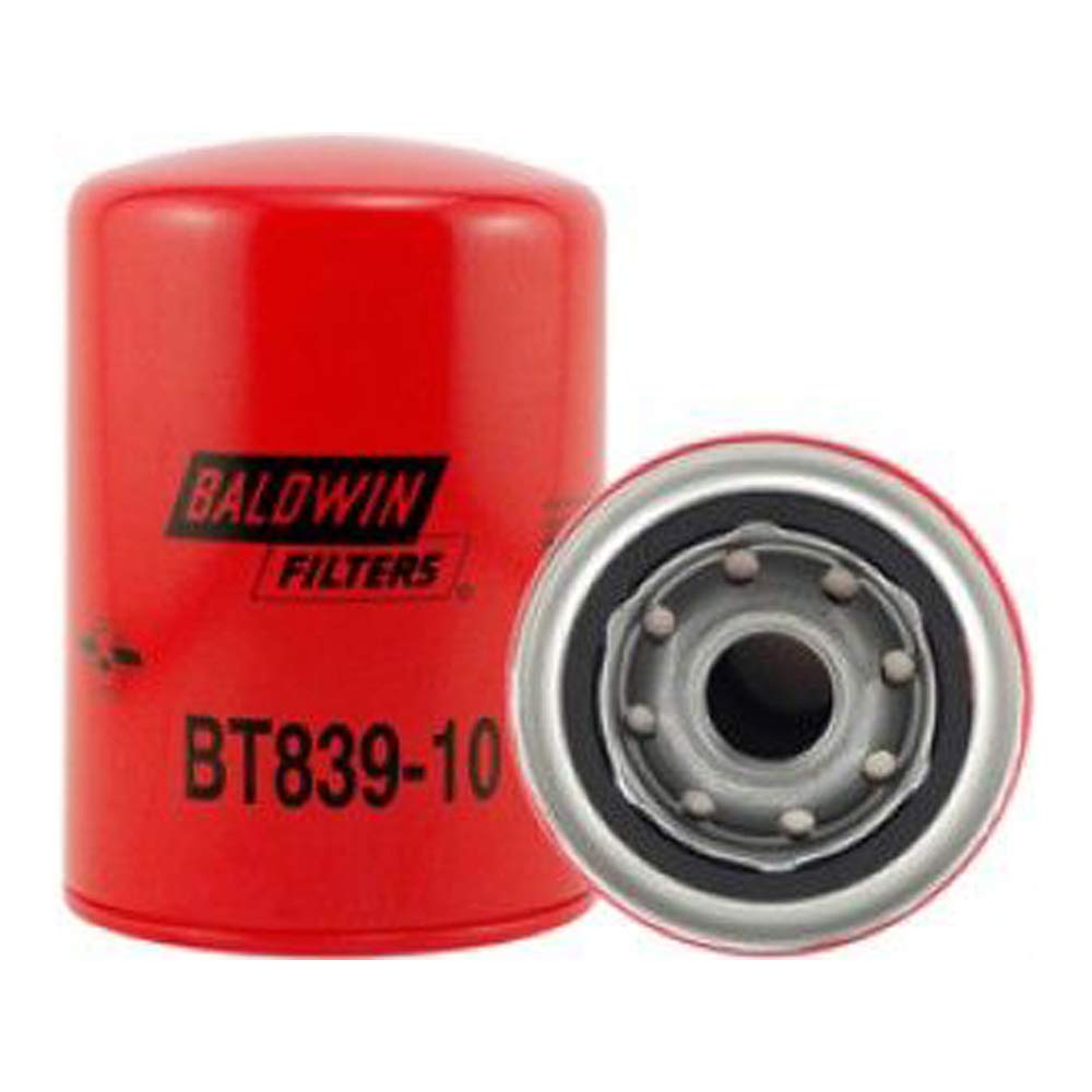 Baldwin BT839-10 hydraulic filter spin-on design for reliable filtration across compatible hydraulic systems