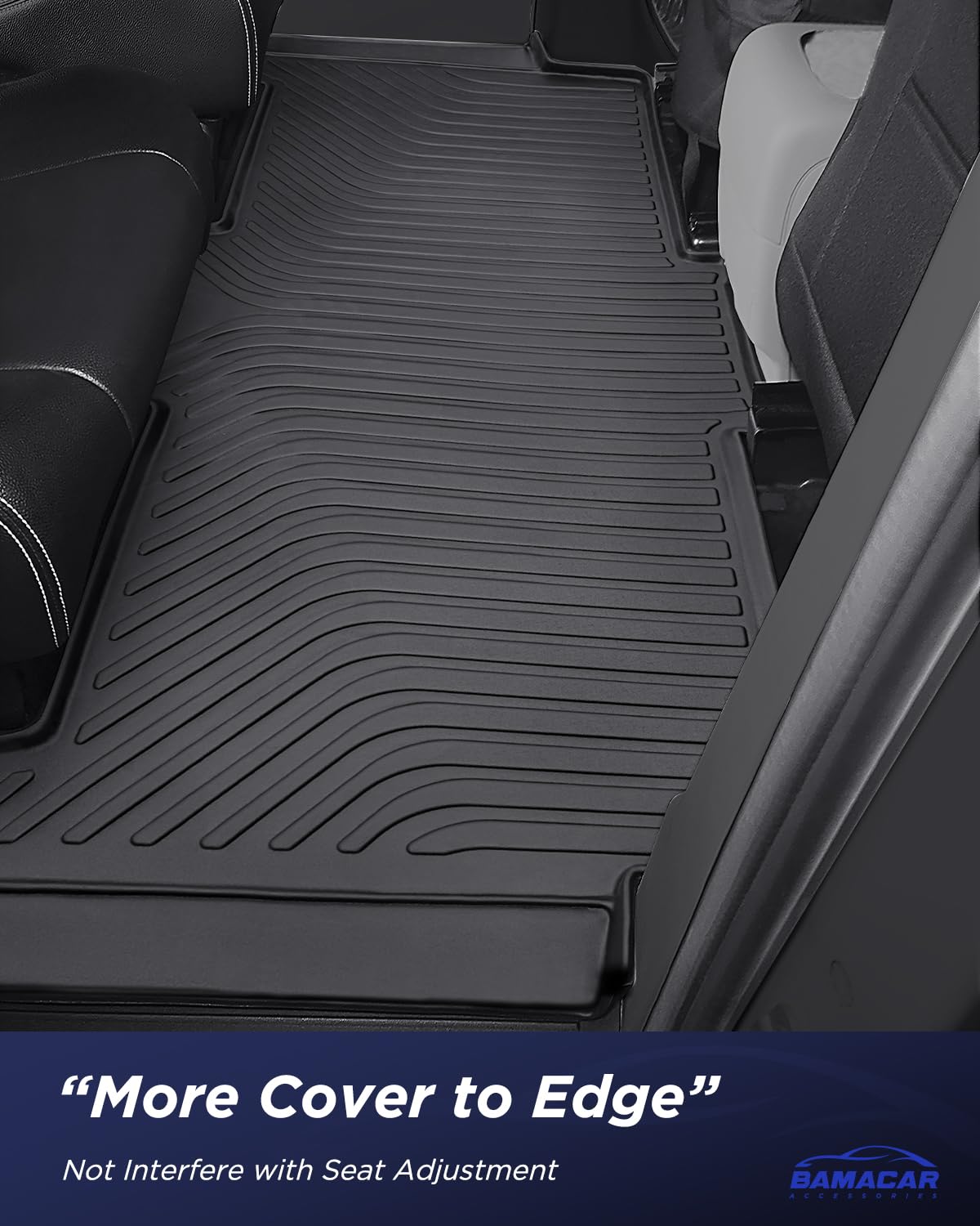 BAMACAR rubber texture close-up shows durable, non-slip grip.