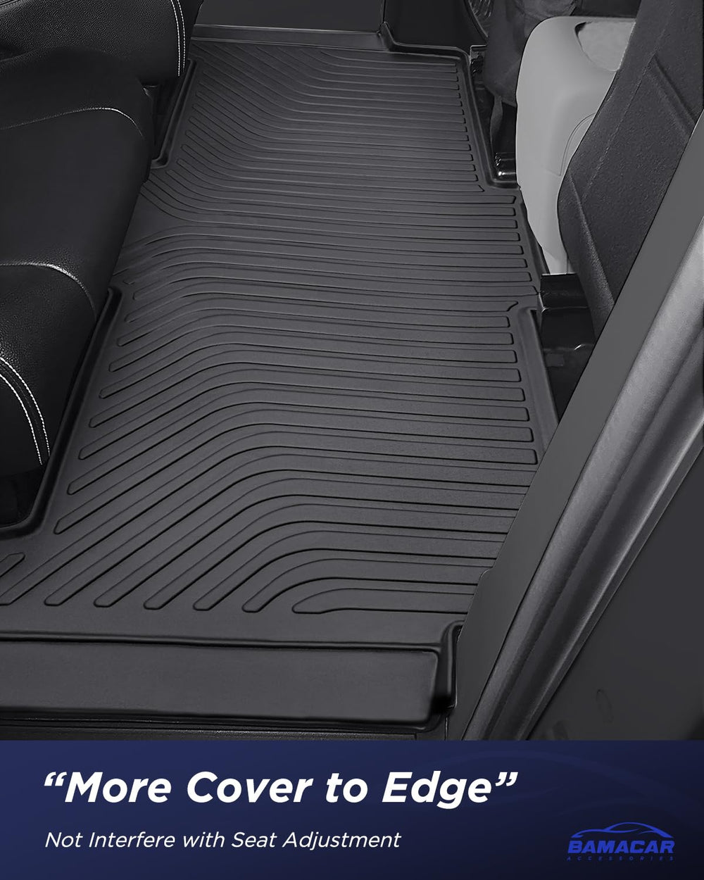 BAMACAR rubber texture close-up shows durable, non-slip grip.