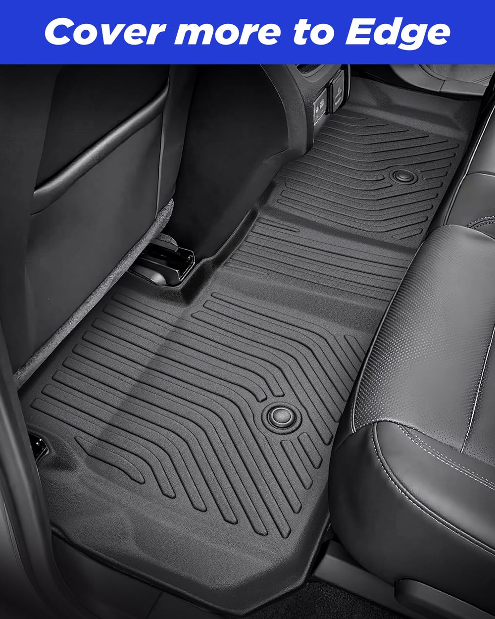 BAMACAR Blazer mats with upward edge guard snow and dirt.