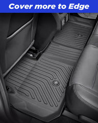 BAMACAR Blazer mats with upward edge guard snow and dirt.