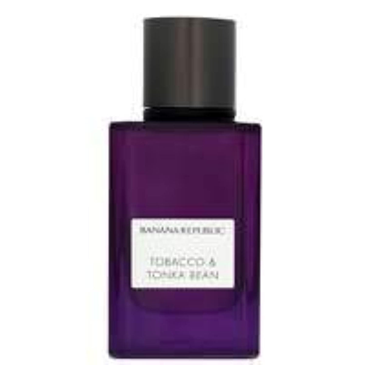 Banana Republic Icon Tobacco & Tonka Bean bottle viewed up close for everyday elegance