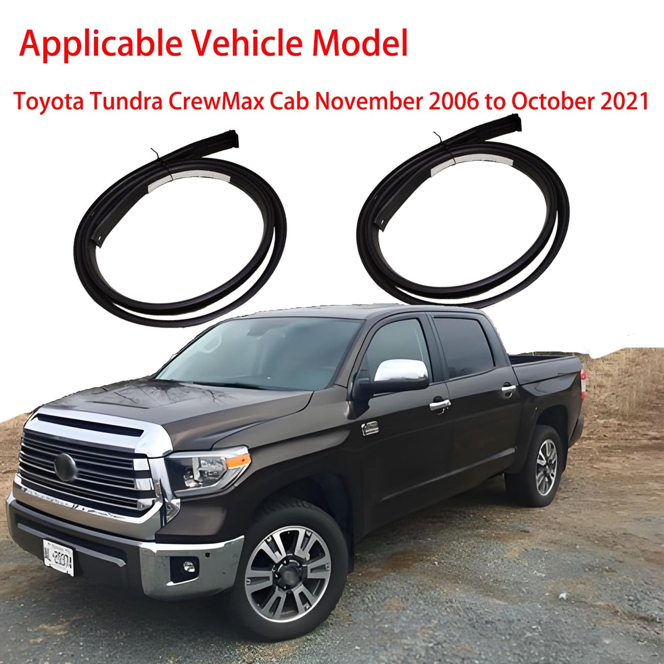 Bandeiman embedded steel wire seals for durable, stable sealing on Toyota Tundra CrewMax