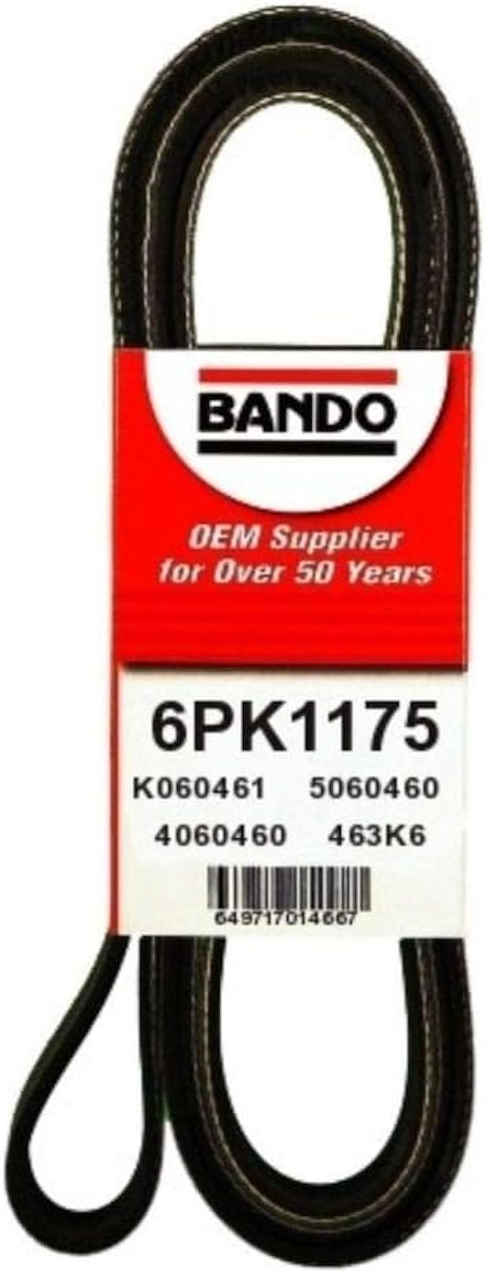 Bando USA serpentine belt 6 ribs 1175mm for OEM-style fit
