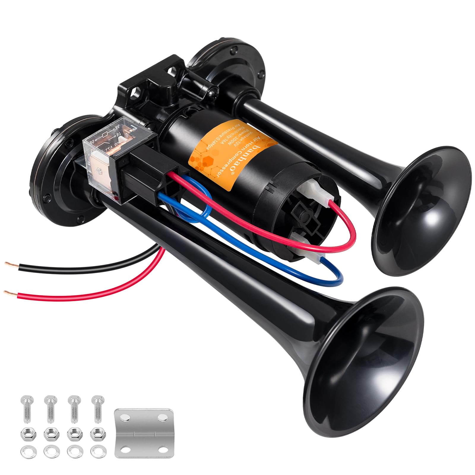 Banhao Electric Air Horn 150dB front view for high visibility signaling.