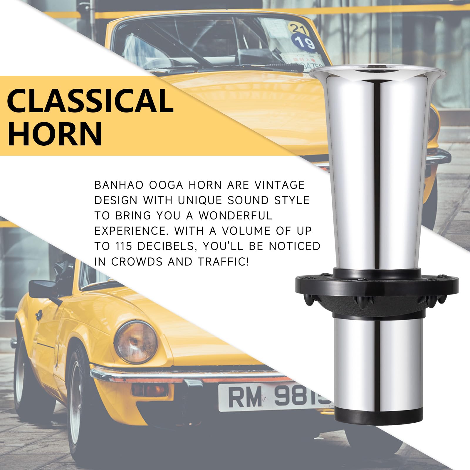 Banhao Ooga Horn wiring kit close-up shows simple, reliable installation