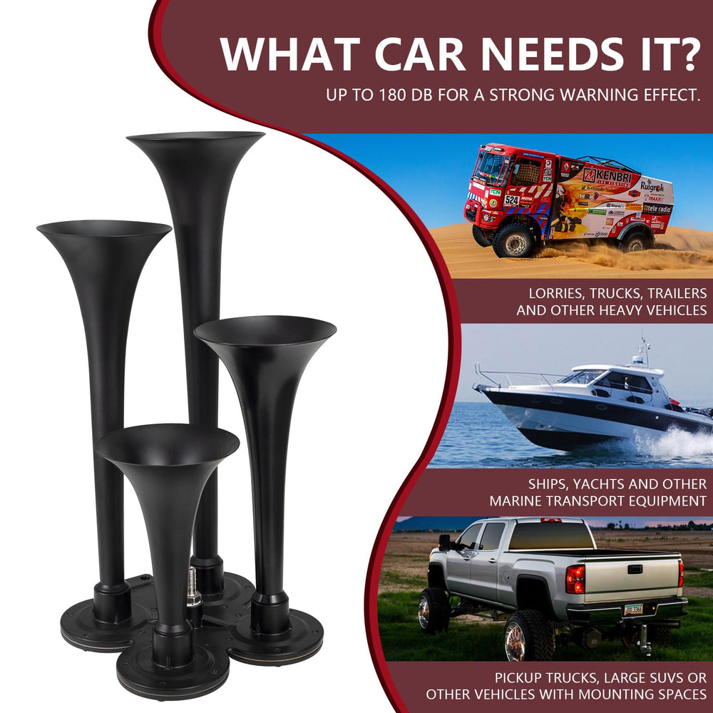 BANHAO weatherproof horn kit ready for outdoor use.