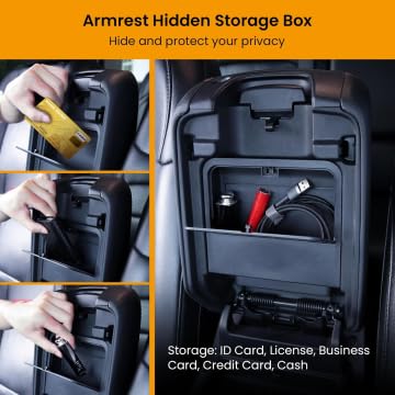 BANKKY armrest-hidden-storage-box offers a discreet pocket to tidy the center area.